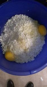 Rice and eggs
